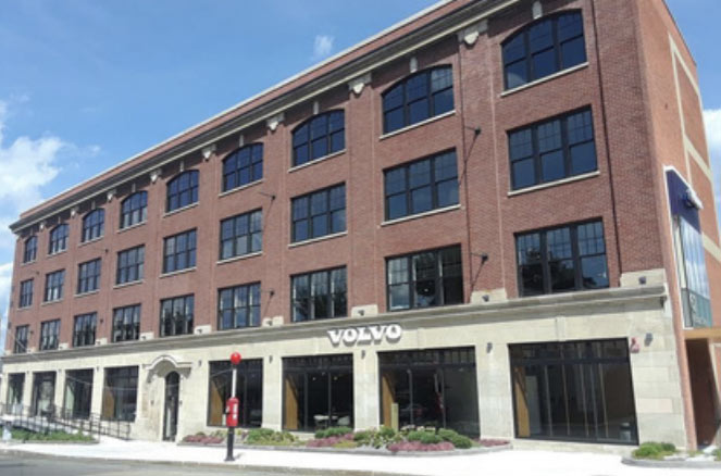 Boston Volvo Village - windows were made by Universal Windows