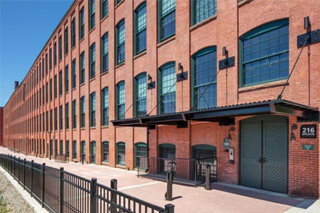 windows designed and made by us for Residences on Appleton - Holyoke, MA